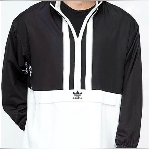 Adidas Black and White Windbreaker - Picture 1 of 16